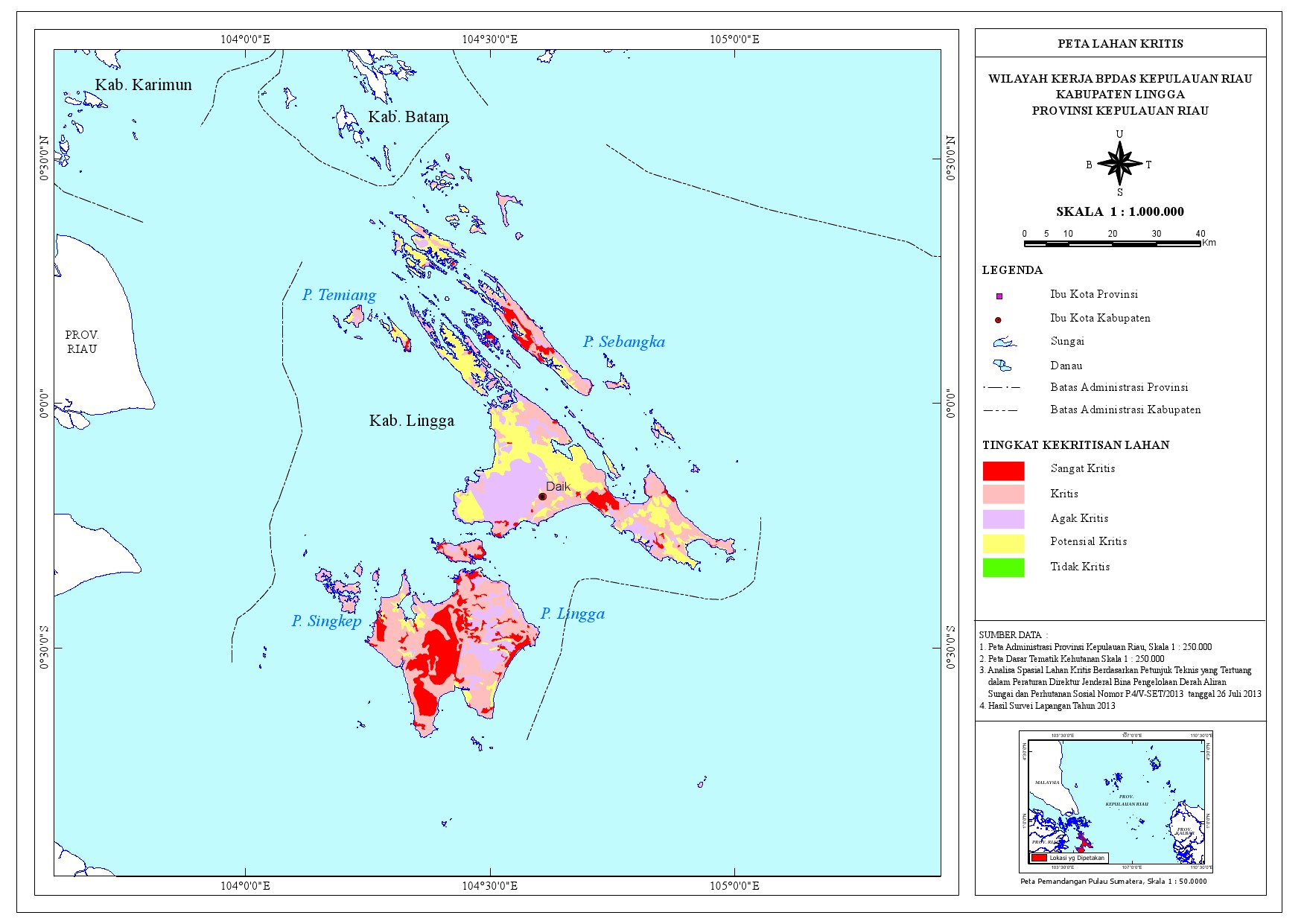 Peta Provinsi Riau Lengkap Ukuran Besar Dan Keterangannya